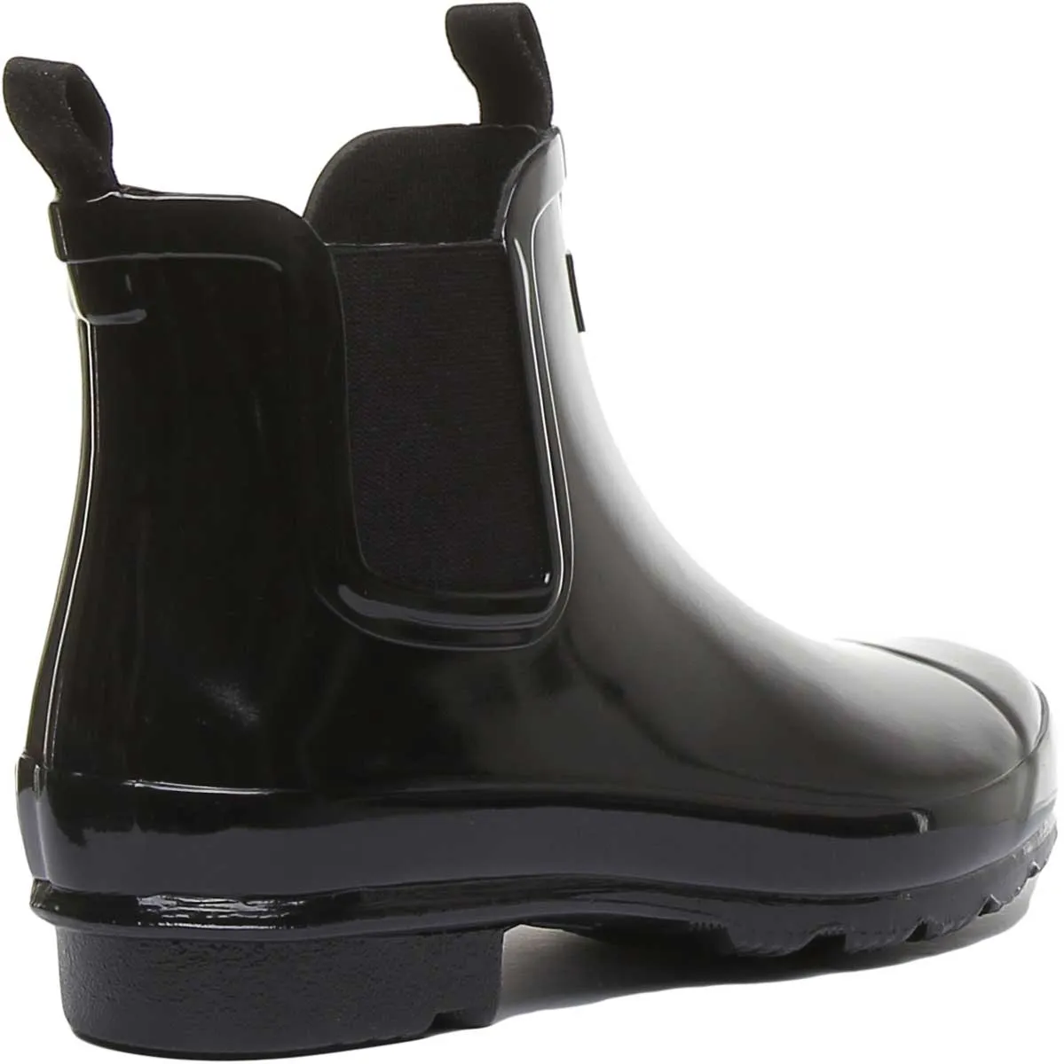 Hunter Original Junior Chelsea In Black Patent