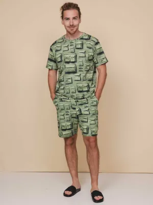 In The Pocket T-shirt en Shorts set Heren