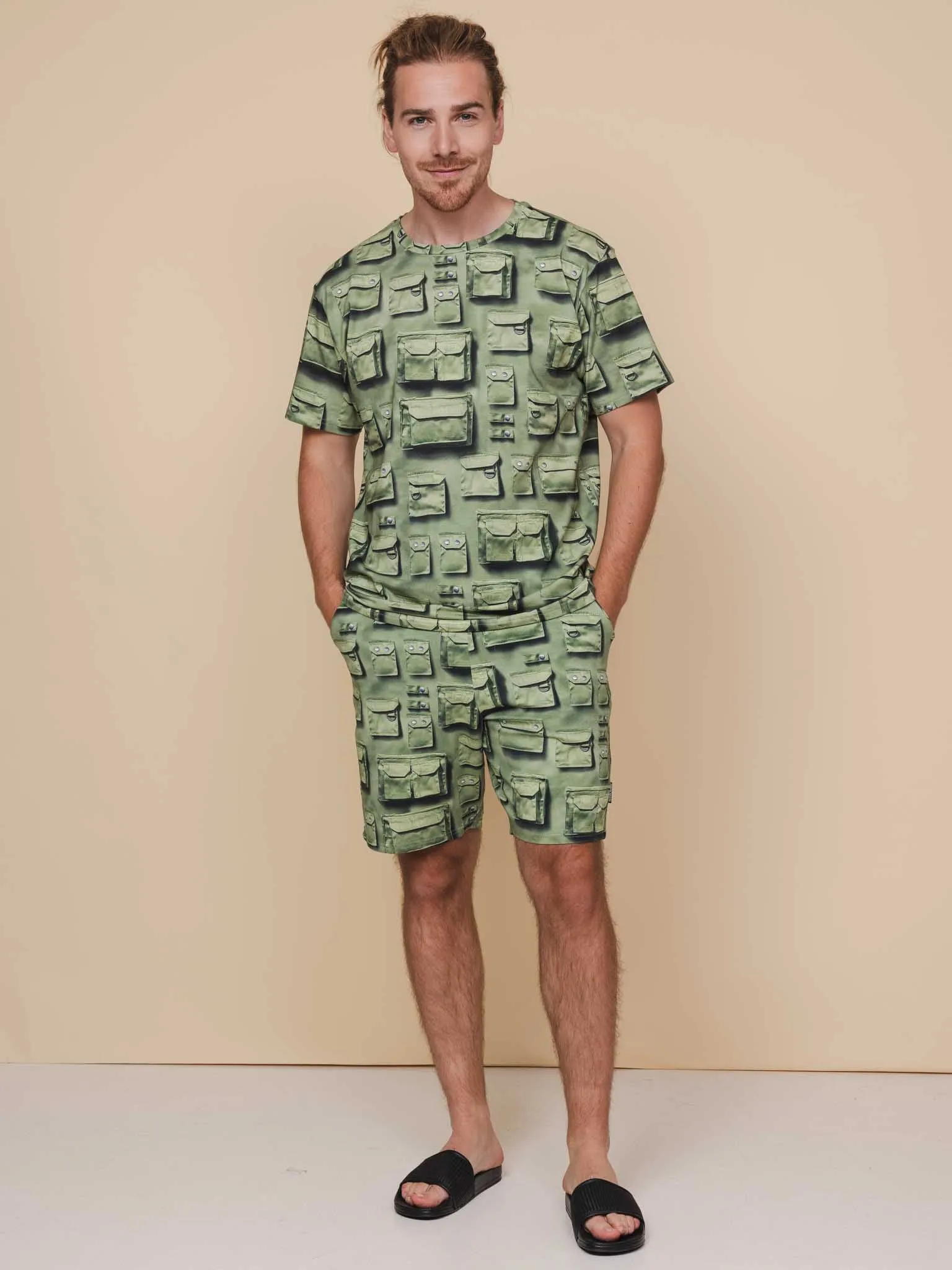 In The Pocket T-shirt en Shorts set Heren