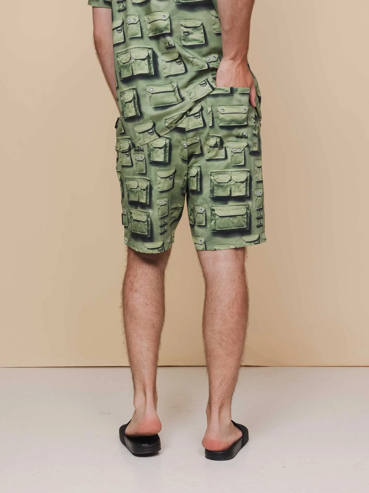 In The Pocket T-shirt en Shorts set Heren