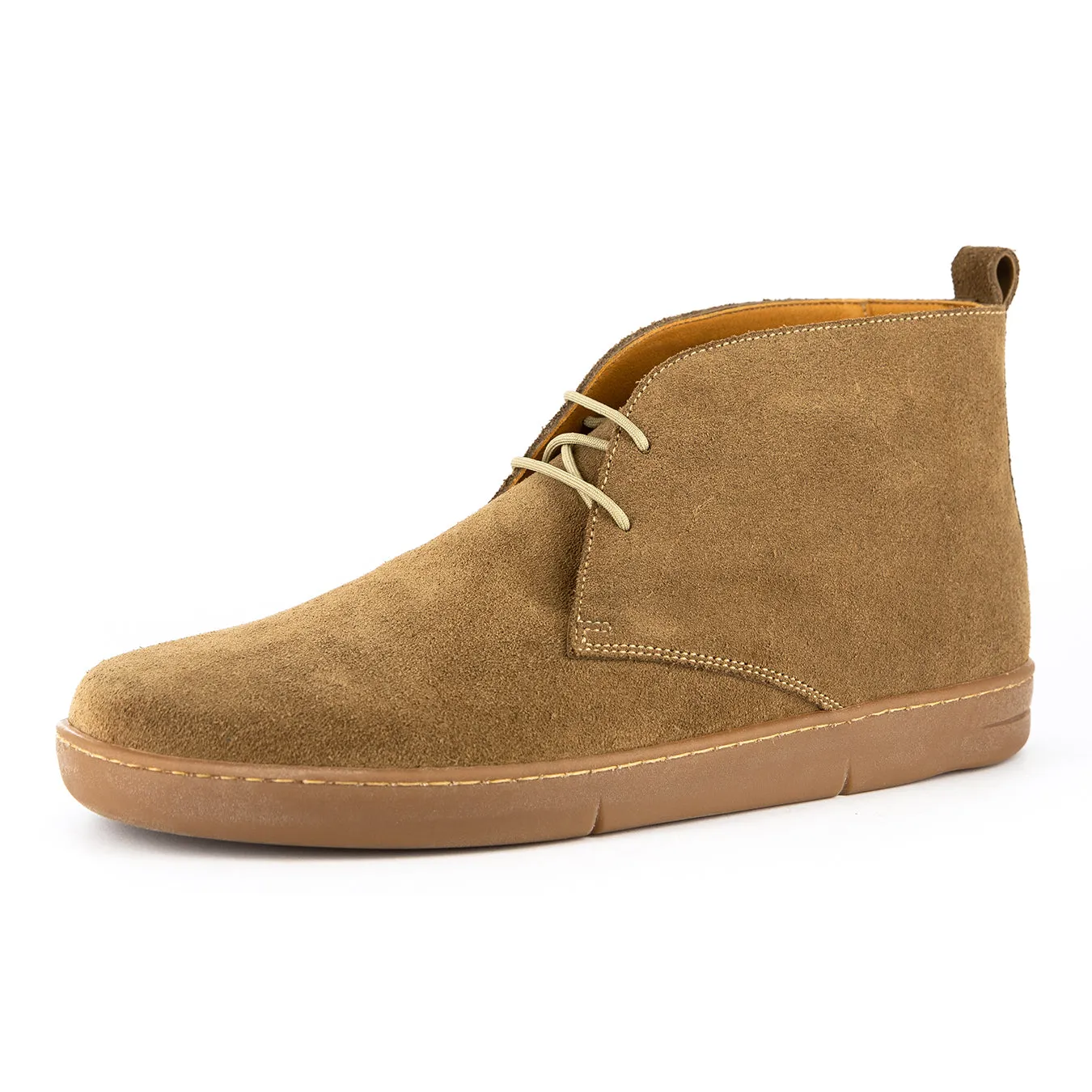Iqhawe : Men's Leather Lace-Up Boots in Donkey Madrid