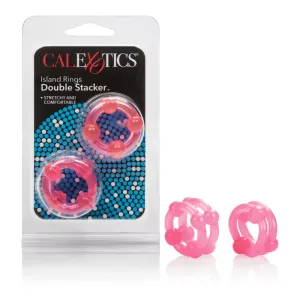 Island Rings Double Stackers™ Pink