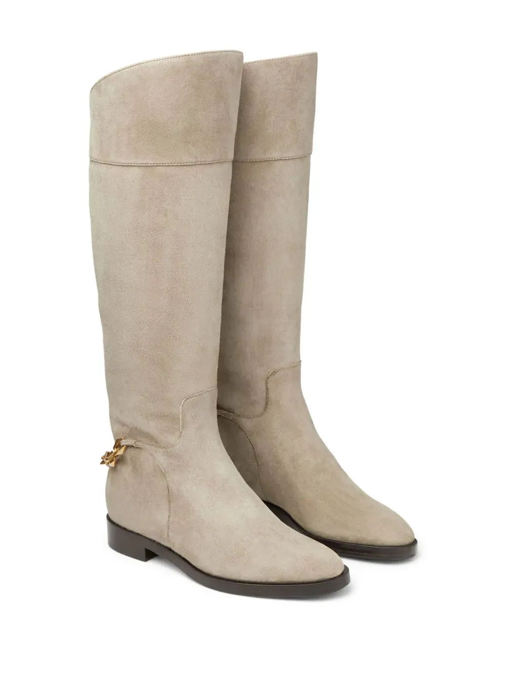 Jimmy Choo Nell chain-detailing suede boots