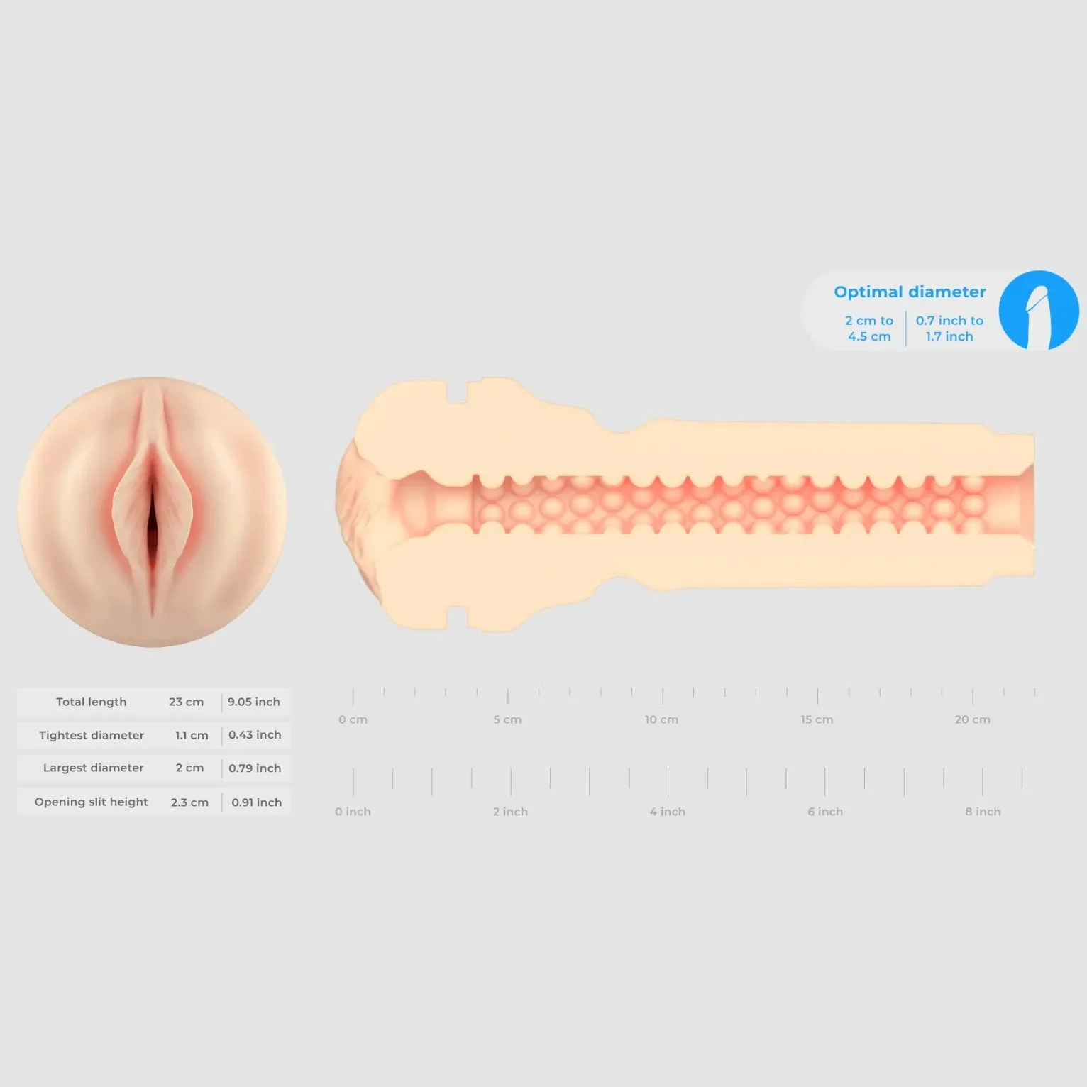 KIIROO Feel Stroker Vulva