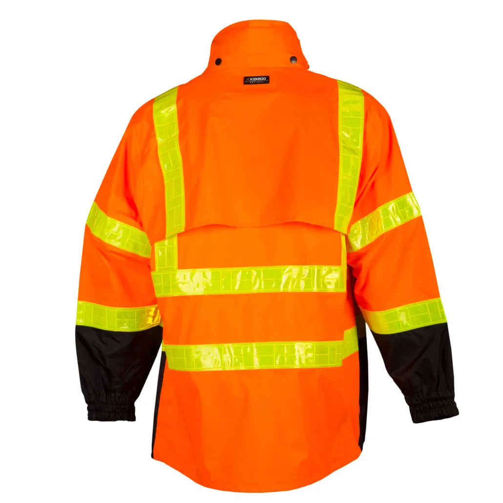 Kishigo Storm Stopper Pro Rainwear Jacket, Type R Class 3