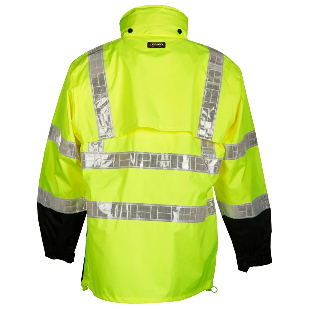 Kishigo Storm Stopper Pro Rainwear Jacket, Type R Class 3