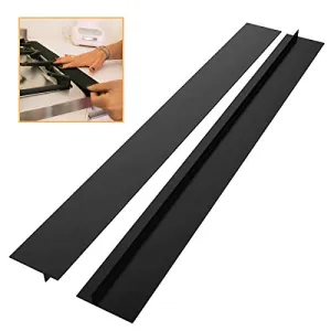 Kitchen Silicone Stove Gap Cover（2 Pack),25/21inch Kitchen Silicone Stove Counter Gap Cover Between Oven and Countertop Dishwasher, Easy Clean Heat Resistant Gap Guards… (21 inch)
