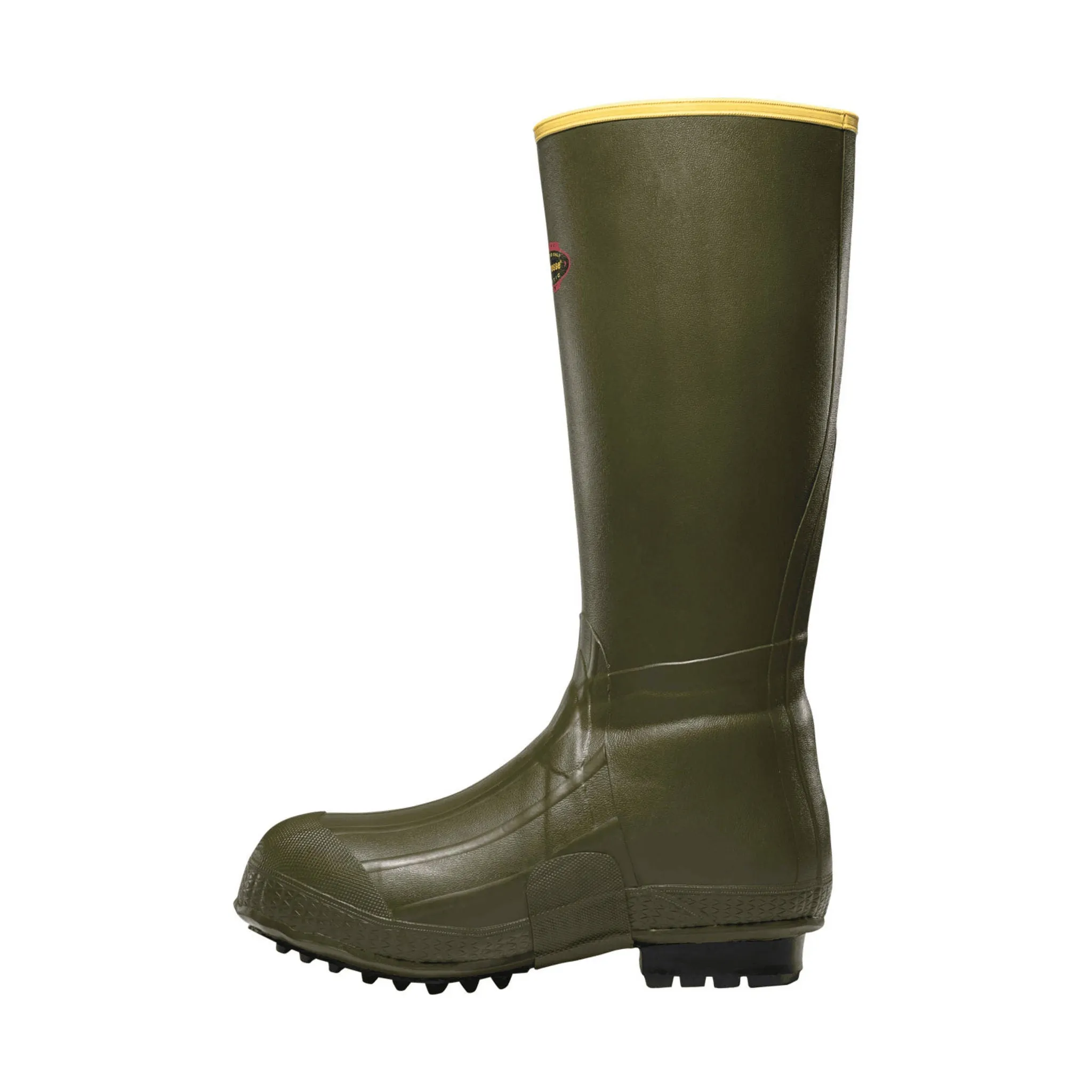 Lacrosse Men's Burly 18 Inch Air Grip Foam Insulated Rain Boots - Green