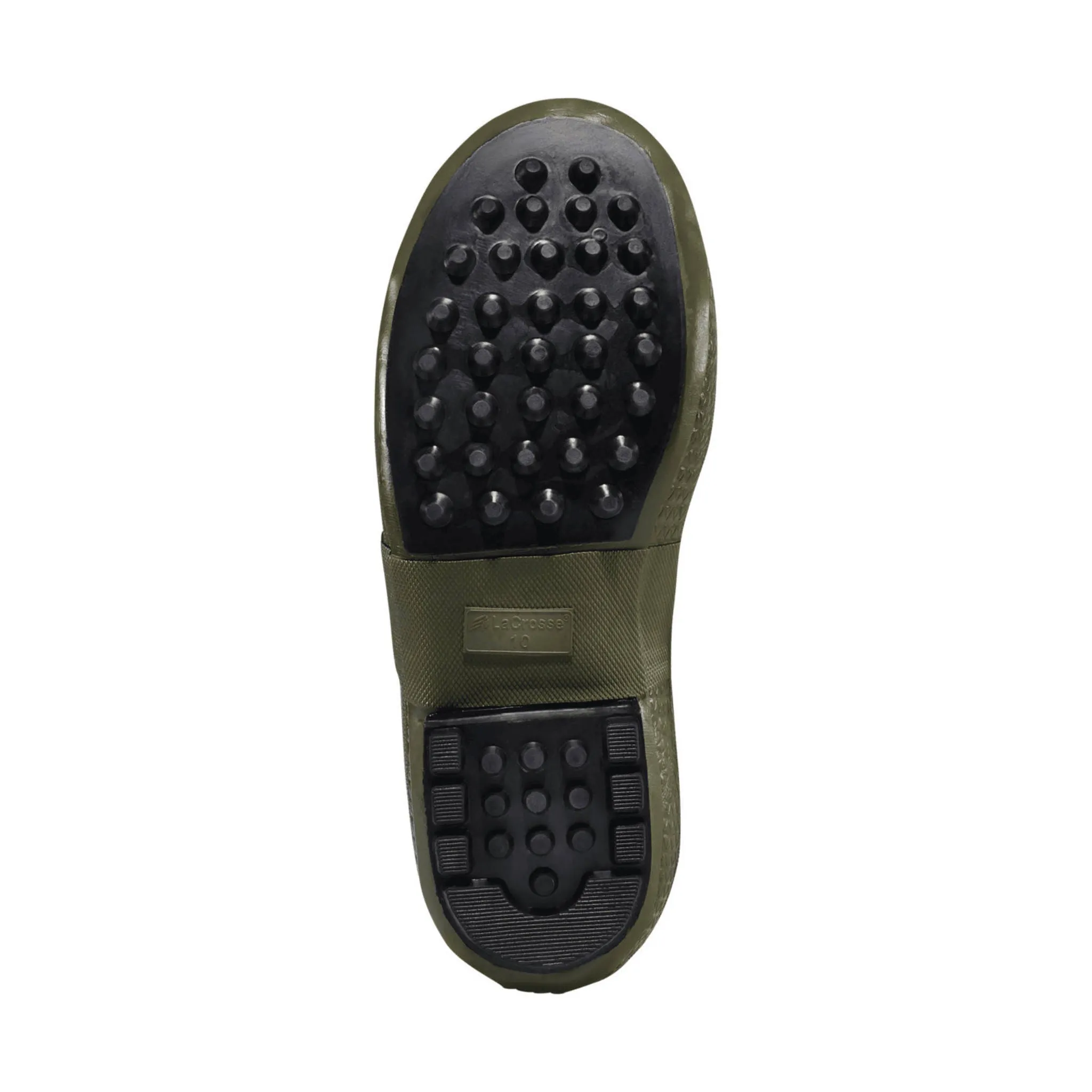Lacrosse Men's Burly 18 Inch Air Grip Foam Insulated Rain Boots - Green
