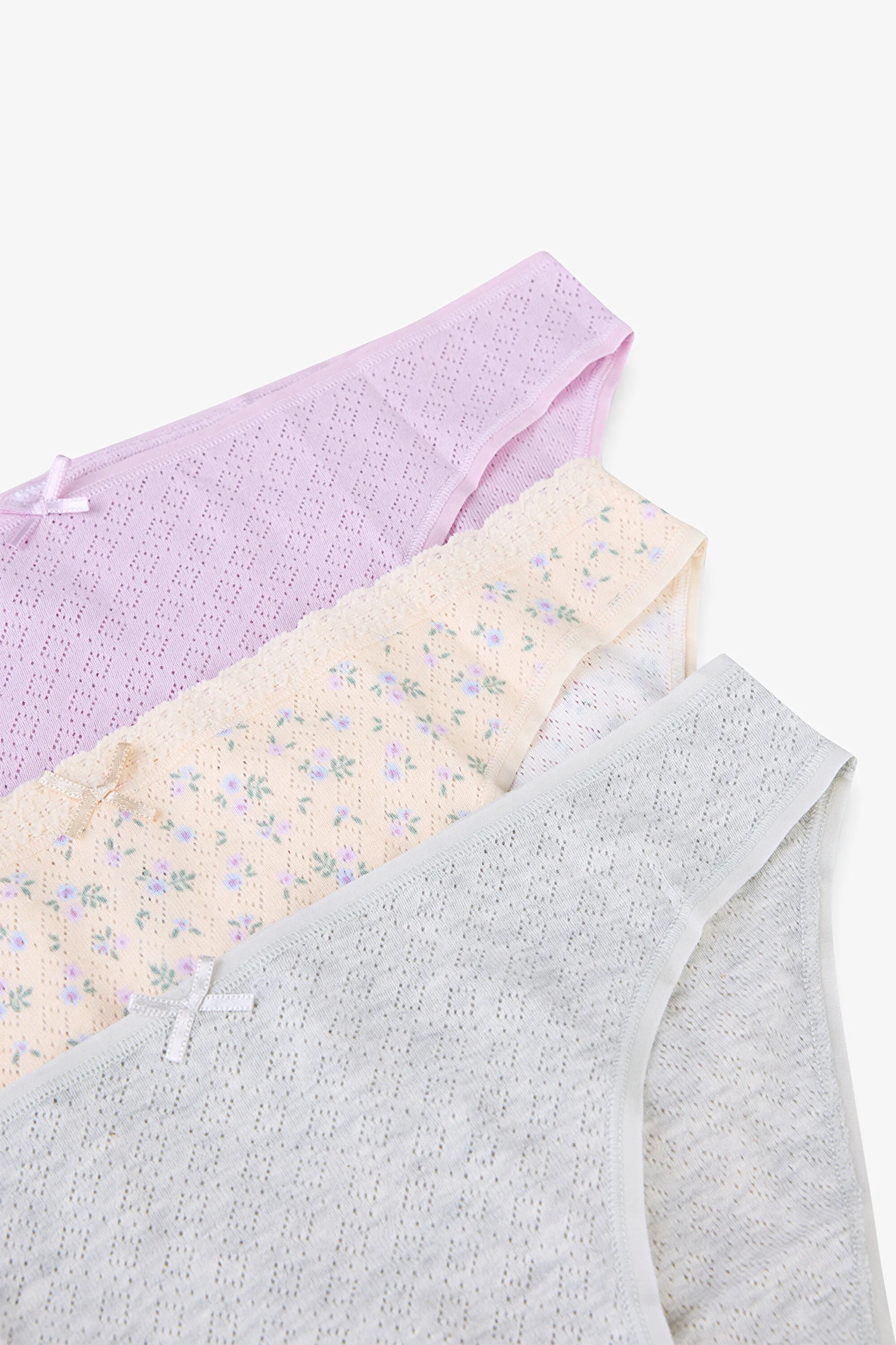 Lavender Day 3-Pack Pointel Multicolored Slip Panties