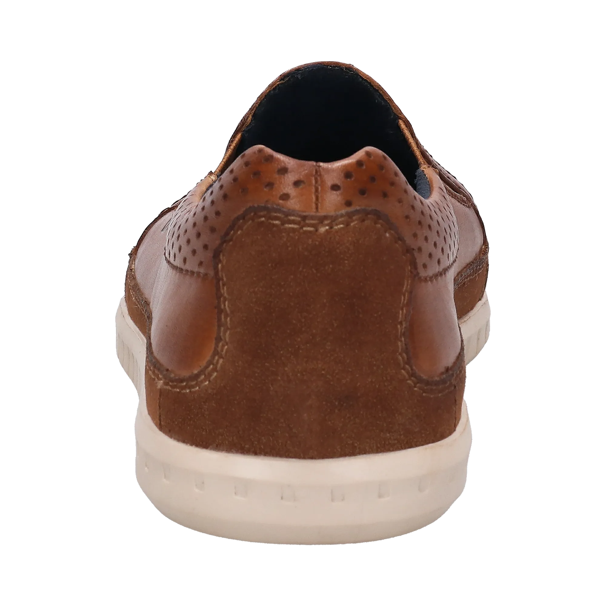 Leder Slip on cognac