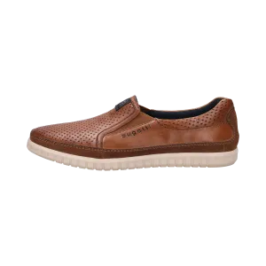 Leder Slip on cognac