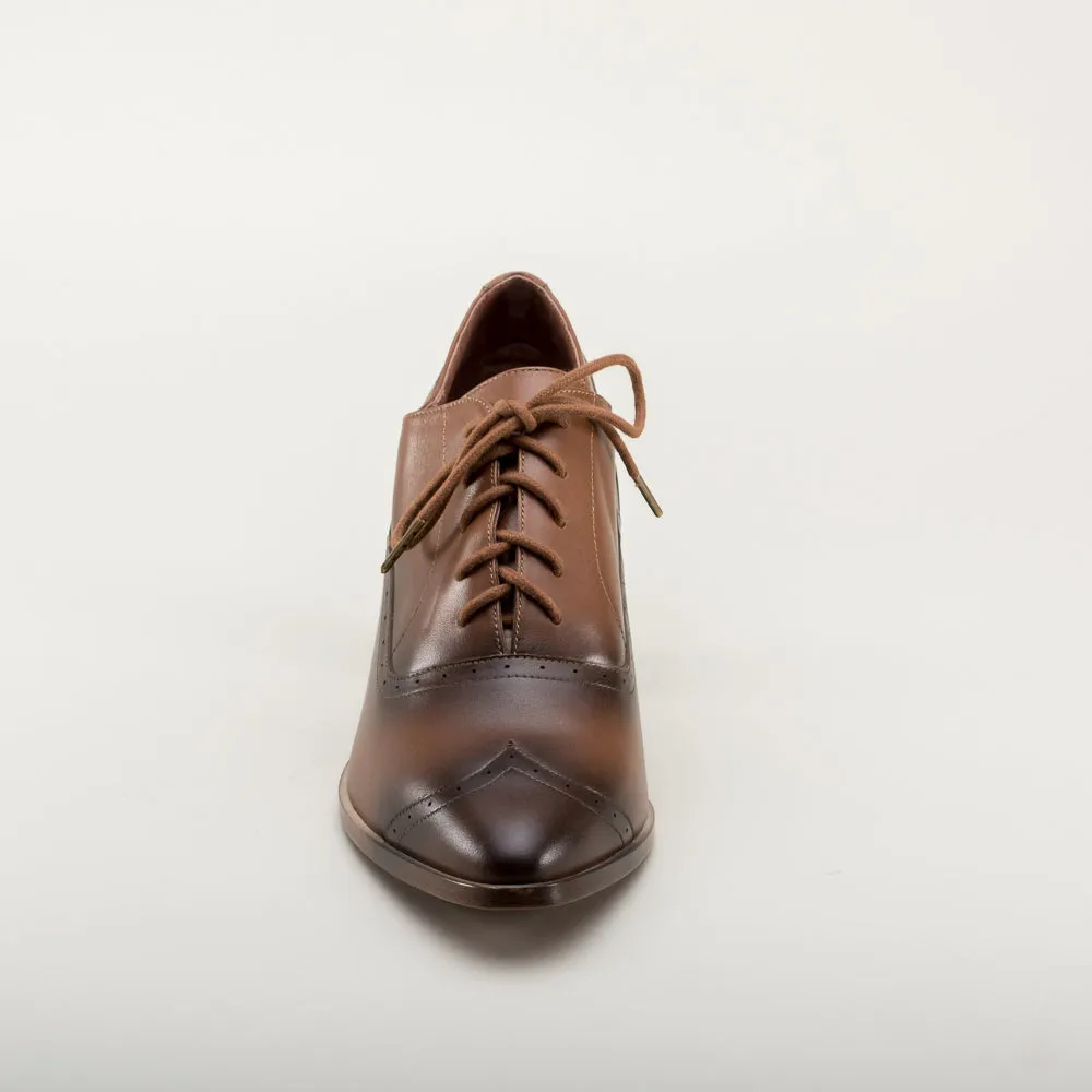 Londoner Edwardian Oxfords Wide (Tan)