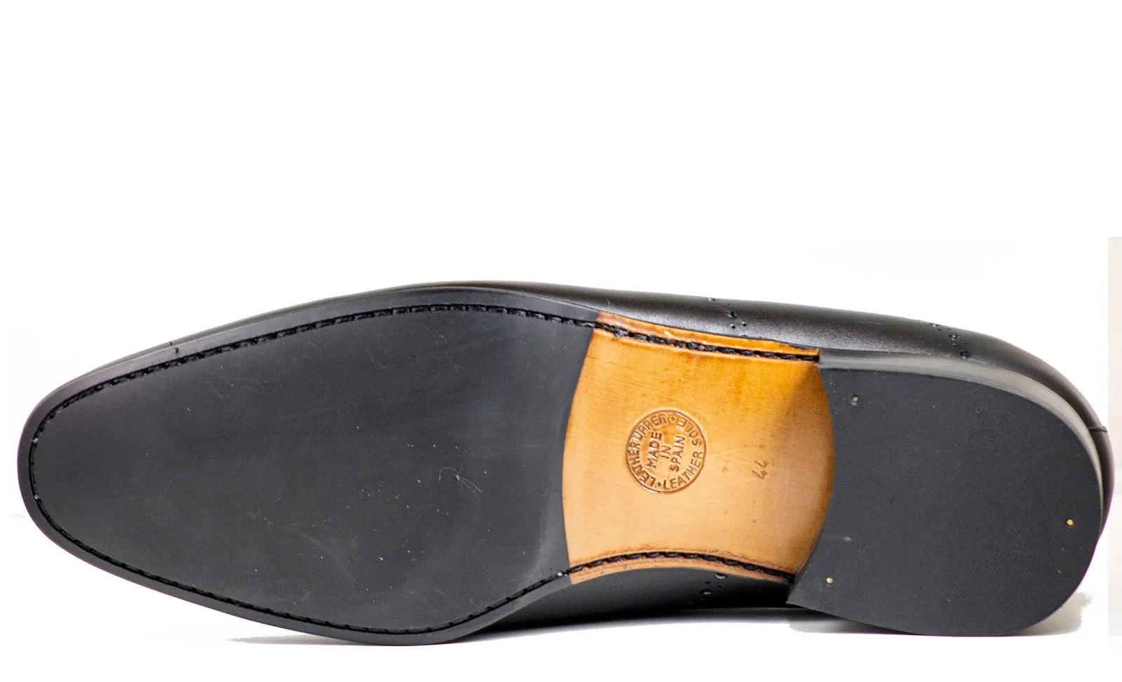 Luciana Men's Black Leather Dress Shoe 7784