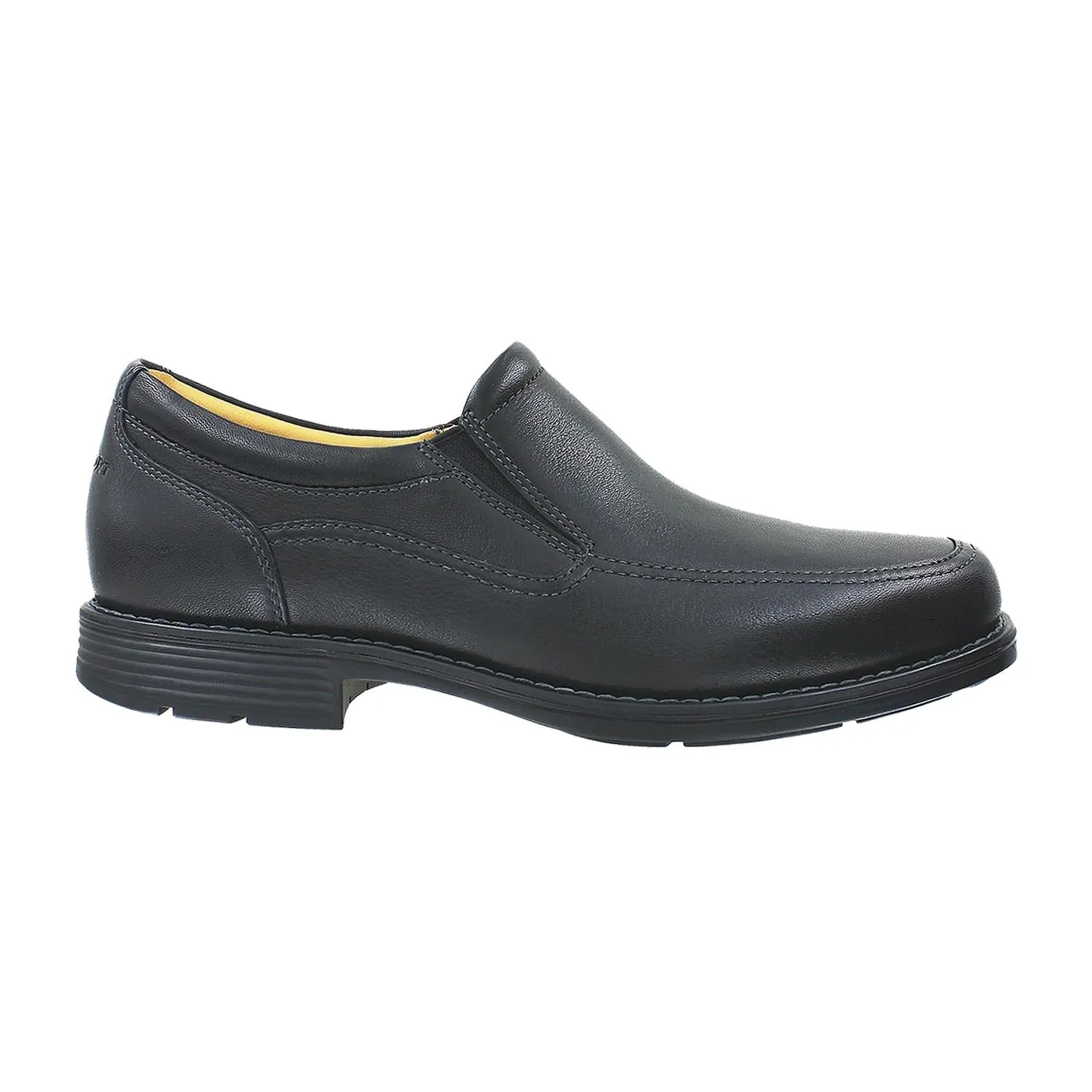 Men's Rockport Liberty Square Twin Gore Slip-On Black Leather