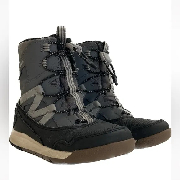 Merrell Kids Unisex Snow Crush Waterproof Boot in Grey