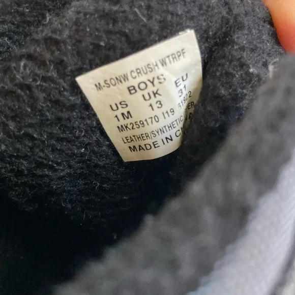 Merrell Kids Unisex Snow Crush Waterproof Boot in Grey