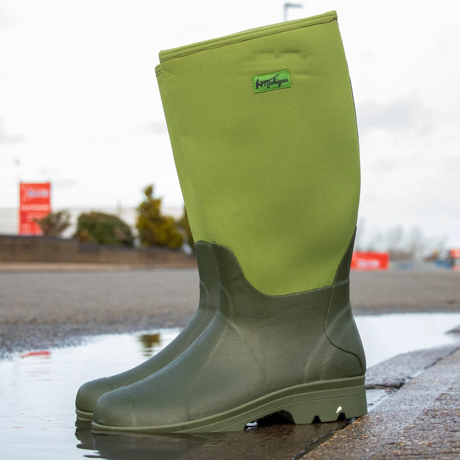 Michigan Neoprene Waterproof Wellington Fishing Boots Wellies