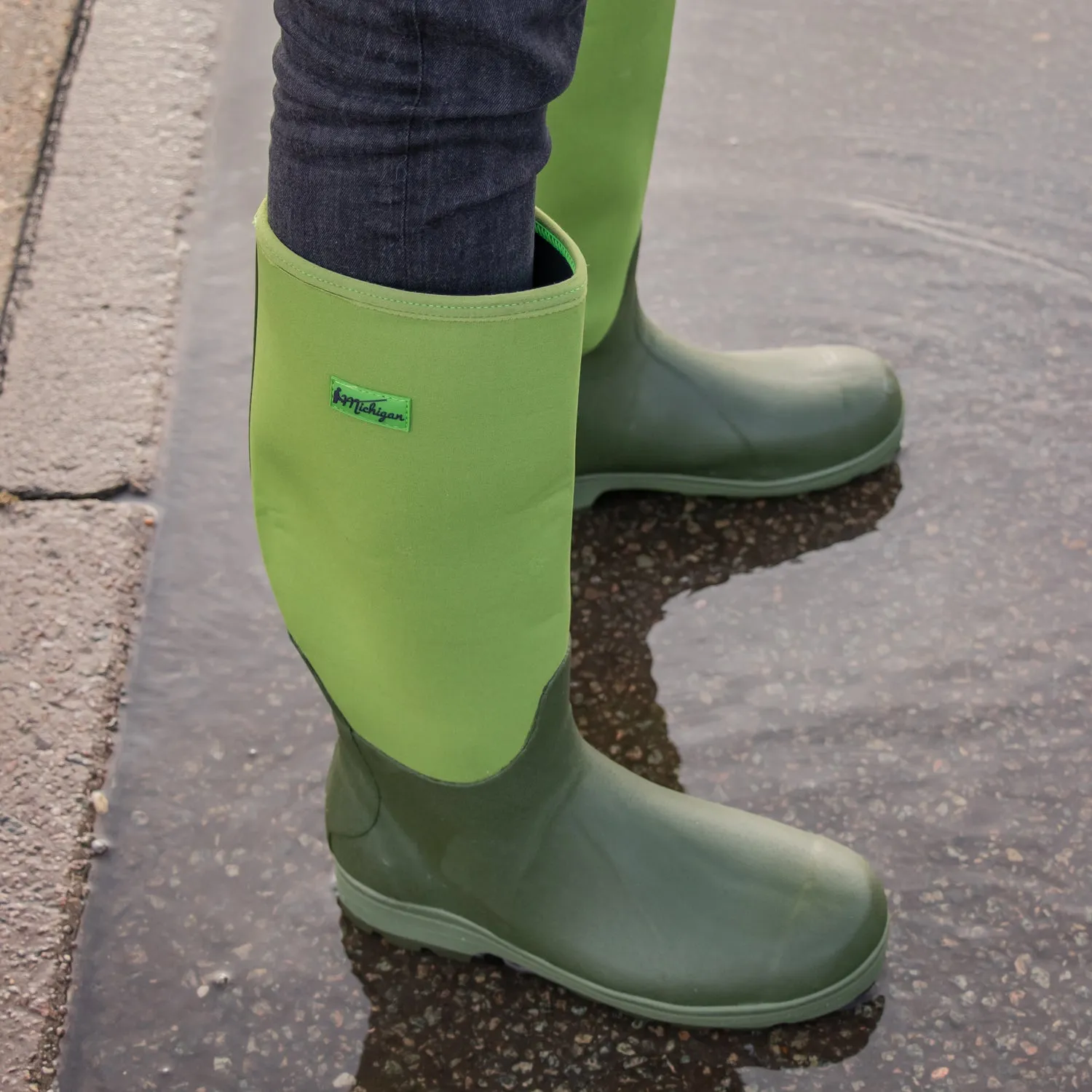 Michigan Neoprene Waterproof Wellington Fishing Boots Wellies
