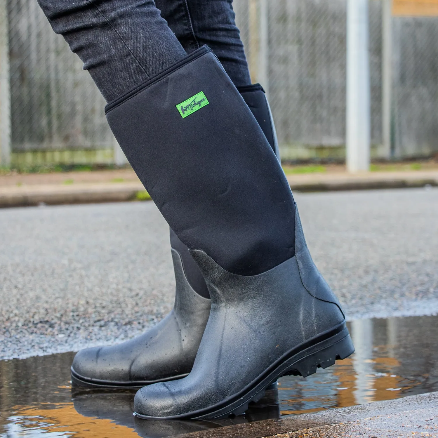 Michigan Neoprene Waterproof Wellington Fishing Boots Wellies