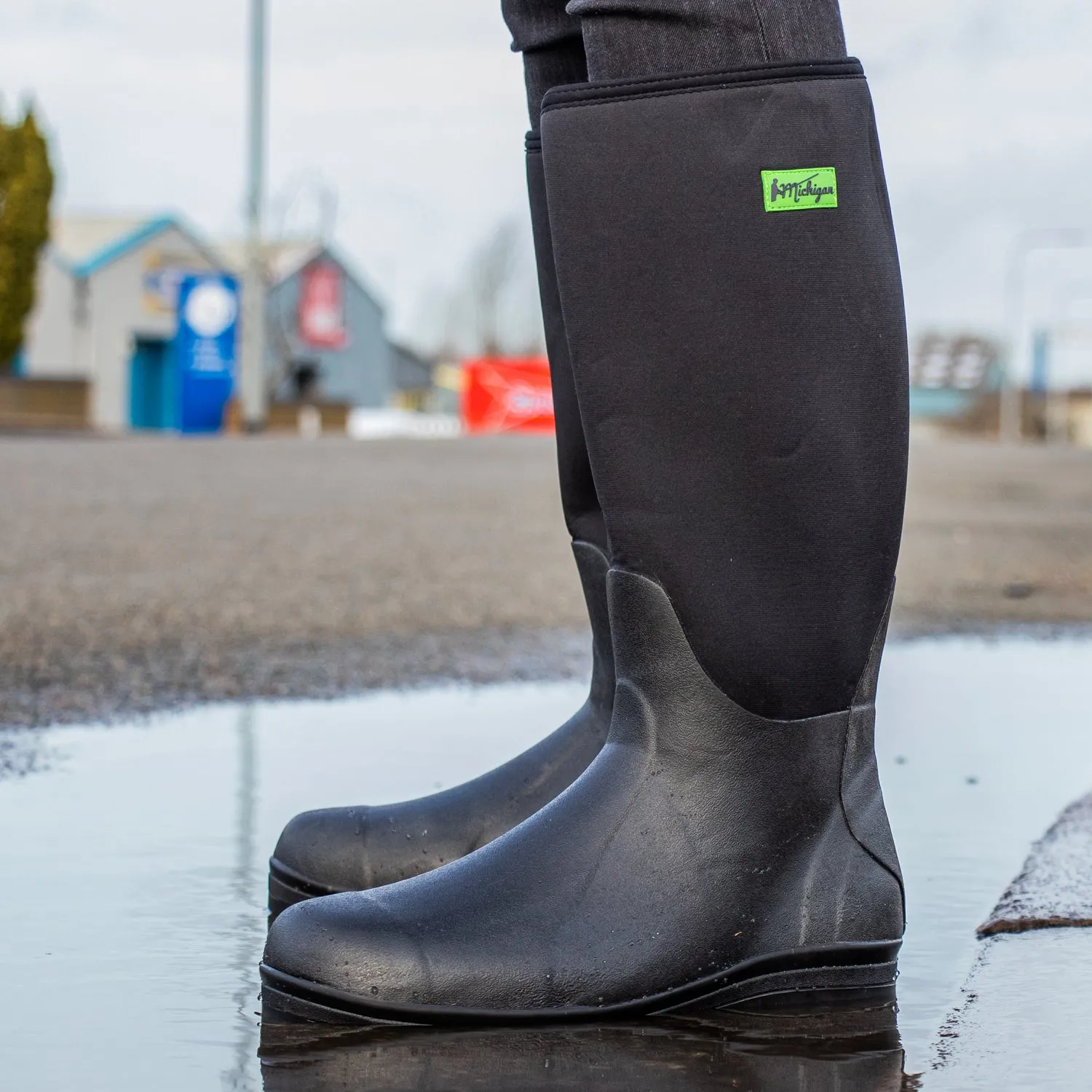 Michigan Neoprene Waterproof Wellington Fishing Boots Wellies