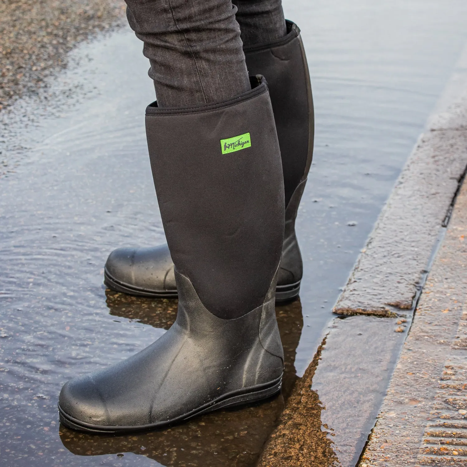 Michigan Neoprene Waterproof Wellington Fishing Boots Wellies