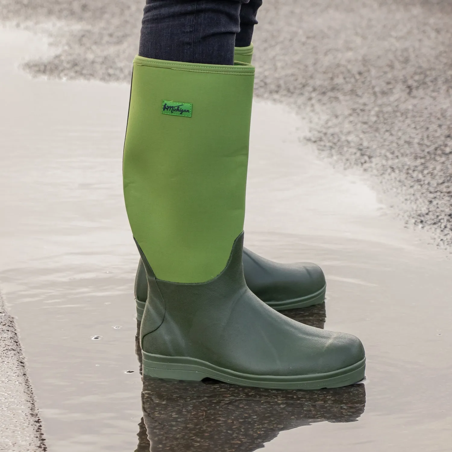 Michigan Neoprene Waterproof Wellington Fishing Boots Wellies