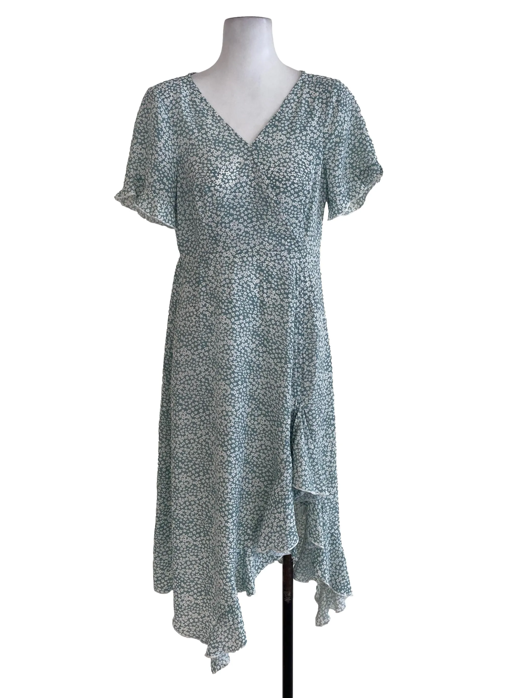 Mint Floral Slip Dress