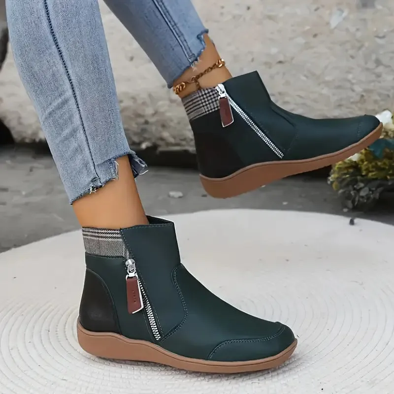 Moira |  Premium Zipper Orthopedic Waterproof Boots