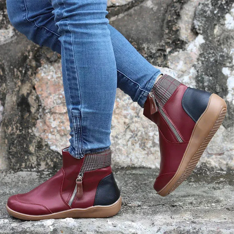 Moira |  Premium Zipper Orthopedic Waterproof Boots