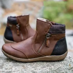 Moira |  Premium Zipper Orthopedic Waterproof Boots