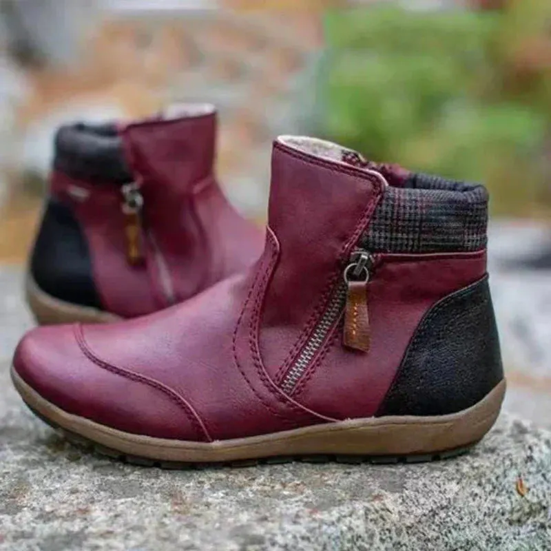 Moira |  Premium Zipper Orthopedic Waterproof Boots