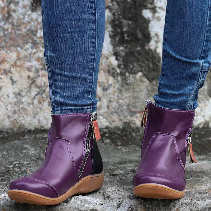 Moira |  Premium Zipper Orthopedic Waterproof Boots