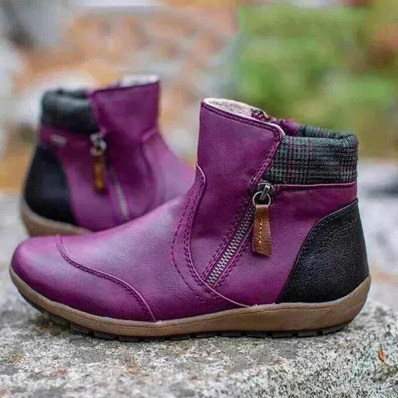 Moira |  Premium Zipper Orthopedic Waterproof Boots