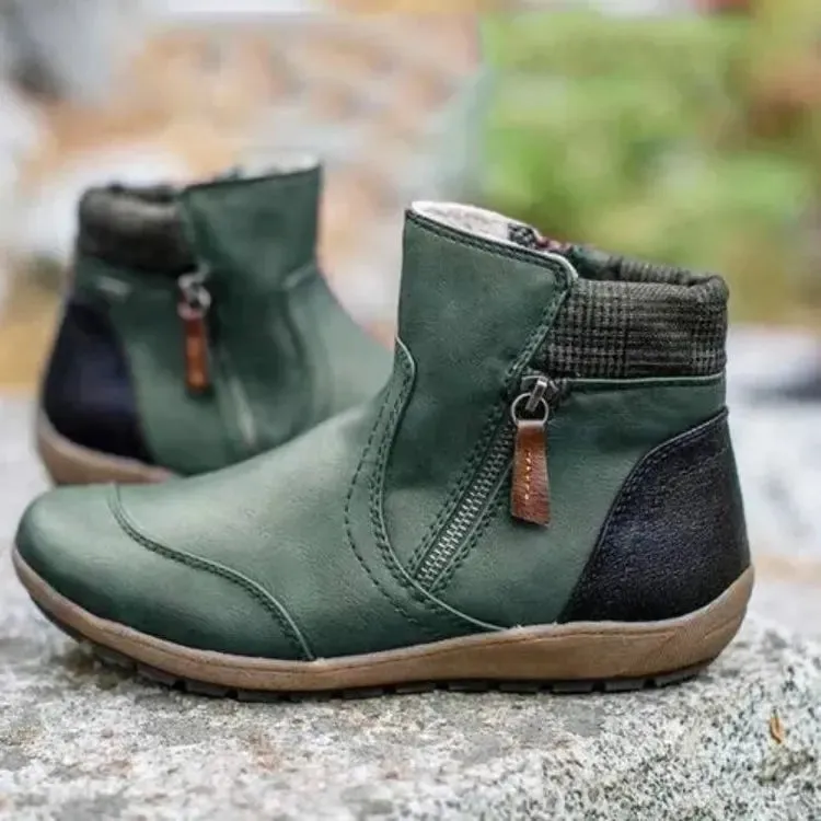 Moira |  Premium Zipper Orthopedic Waterproof Boots