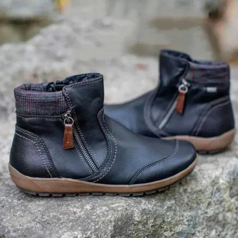 Moira |  Premium Zipper Orthopedic Waterproof Boots