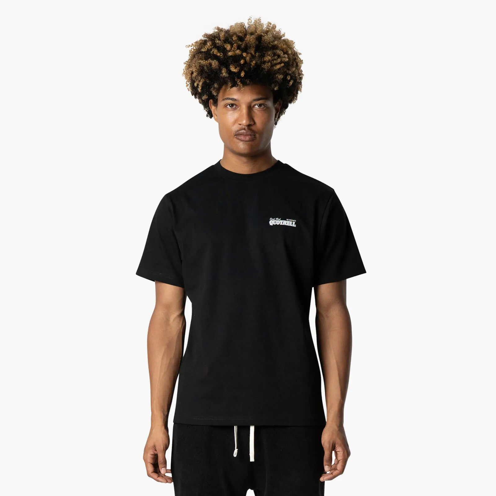 MONACO T-SHIRT | BLACK/WHITE