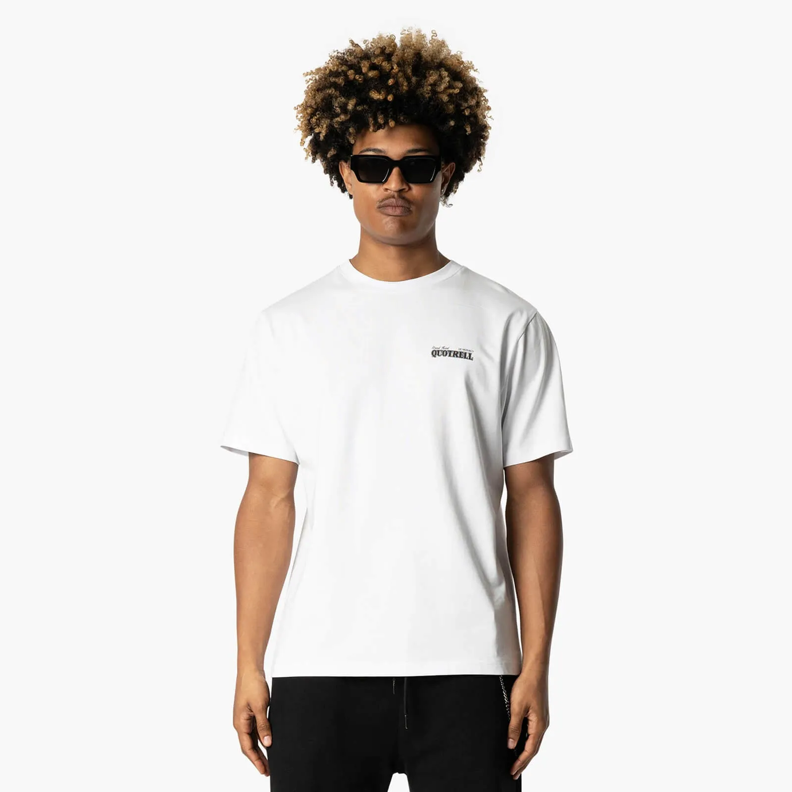 MONACO T-SHIRT | WHITE/BLACK