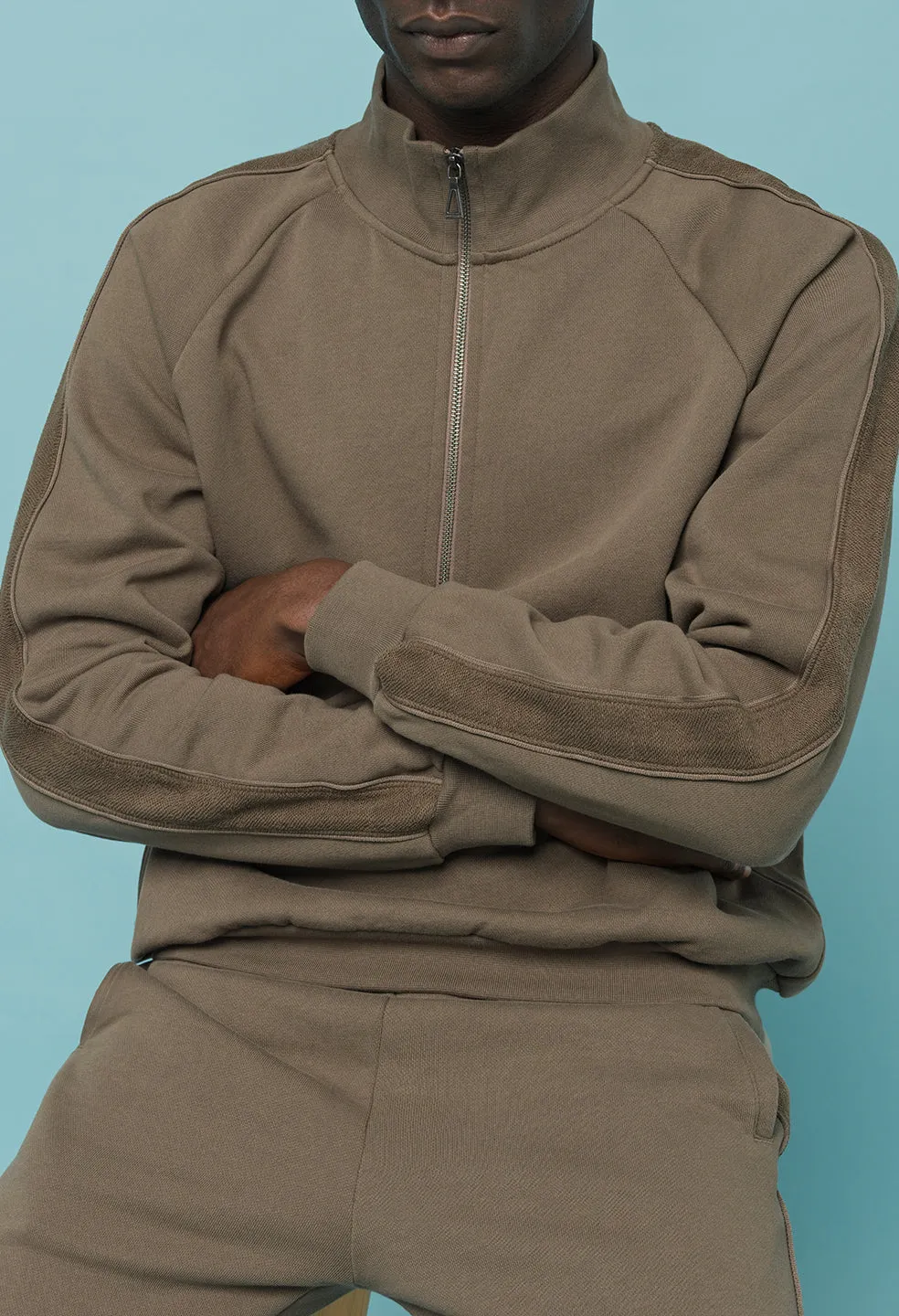 Munich Half Zip / Mocha