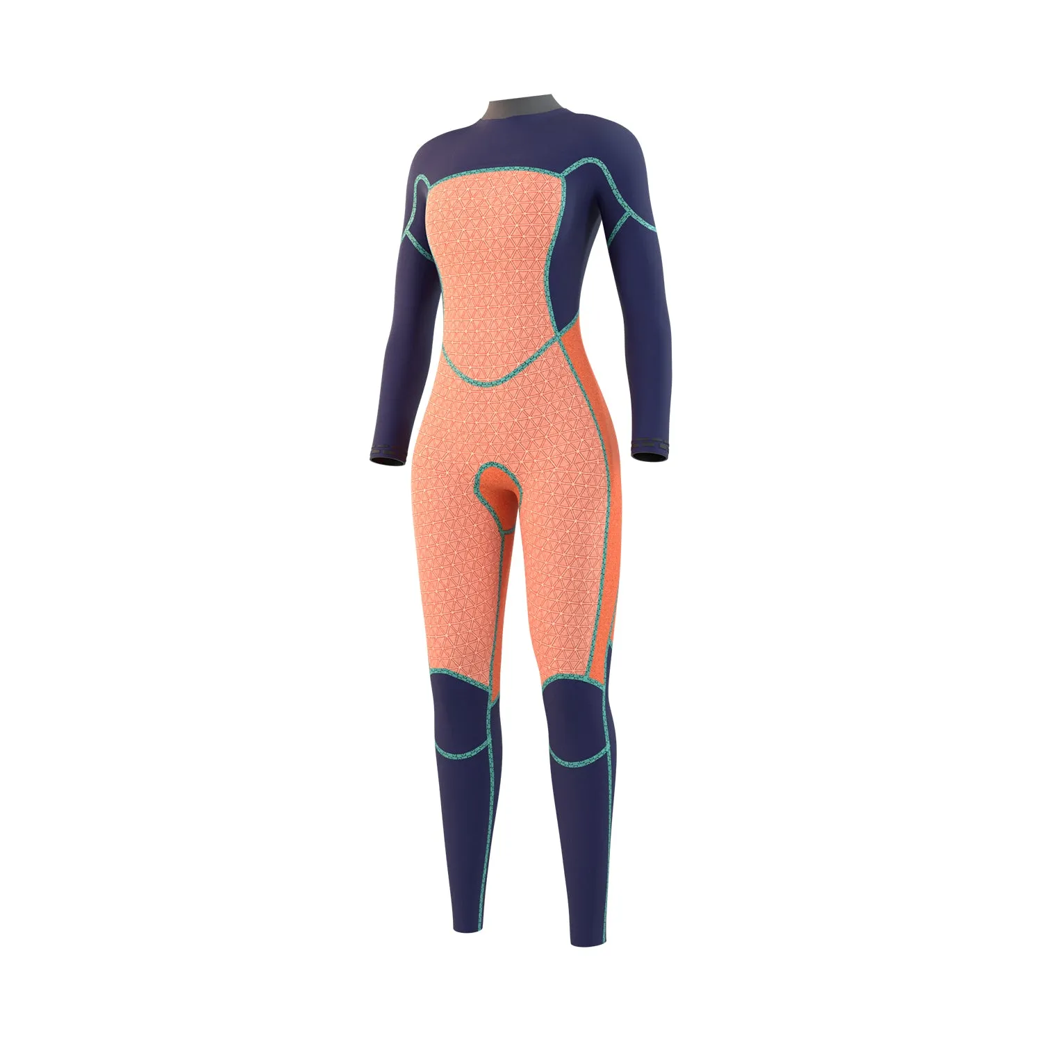 Mystic Jayde 5/4mm Double Front Zip Women