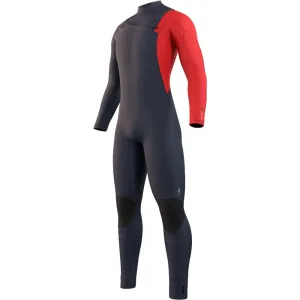 MYSTIC MARSHALL 5/3 CHEST ZIP NAVY/RED