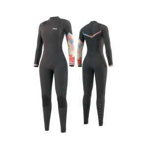 Mystic Women Jayde 5/4 Double Chest Zip Fullsuit Grey