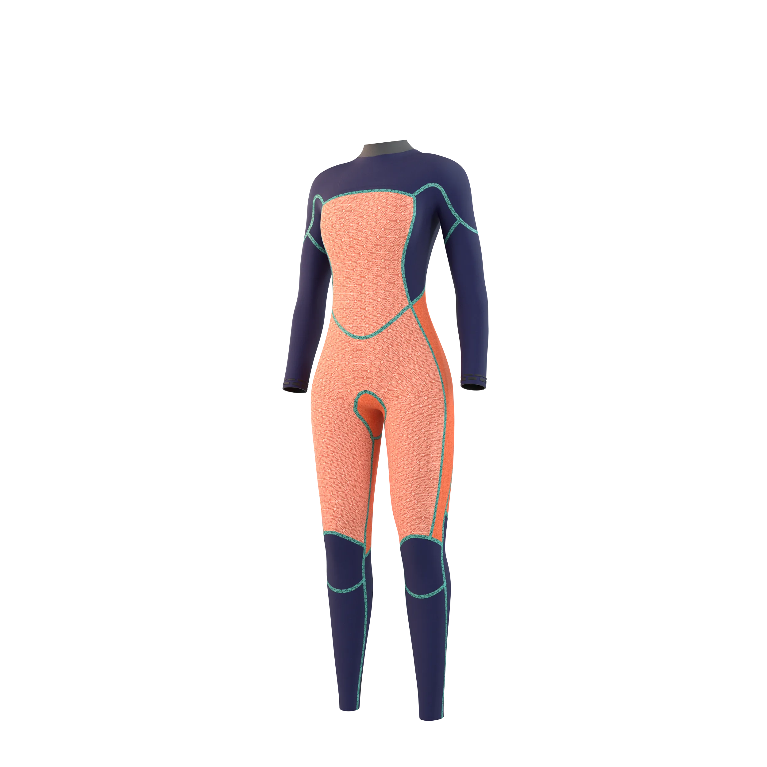 Mystic Women Jayde Fullsuit 4/3mm Double Front Zip