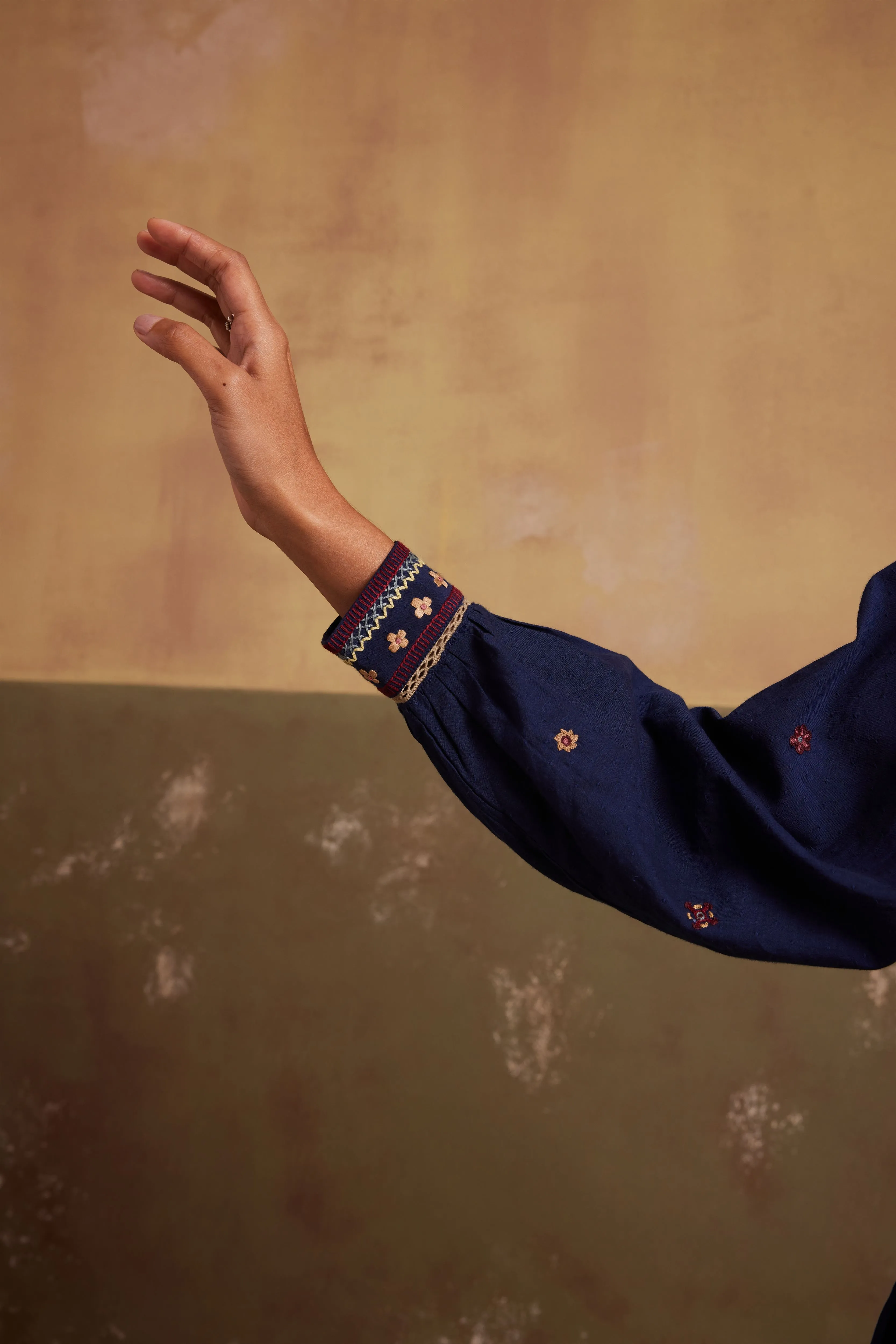 New Season Summer Fall 24-Dress Tier Cotton Indigo-SS24-TRD-IND-Fashion Edit Cord Studio