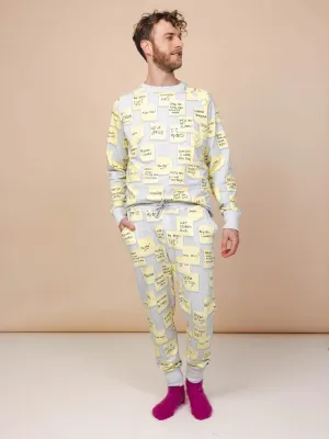Note to Self Sweater en Broek set Heren