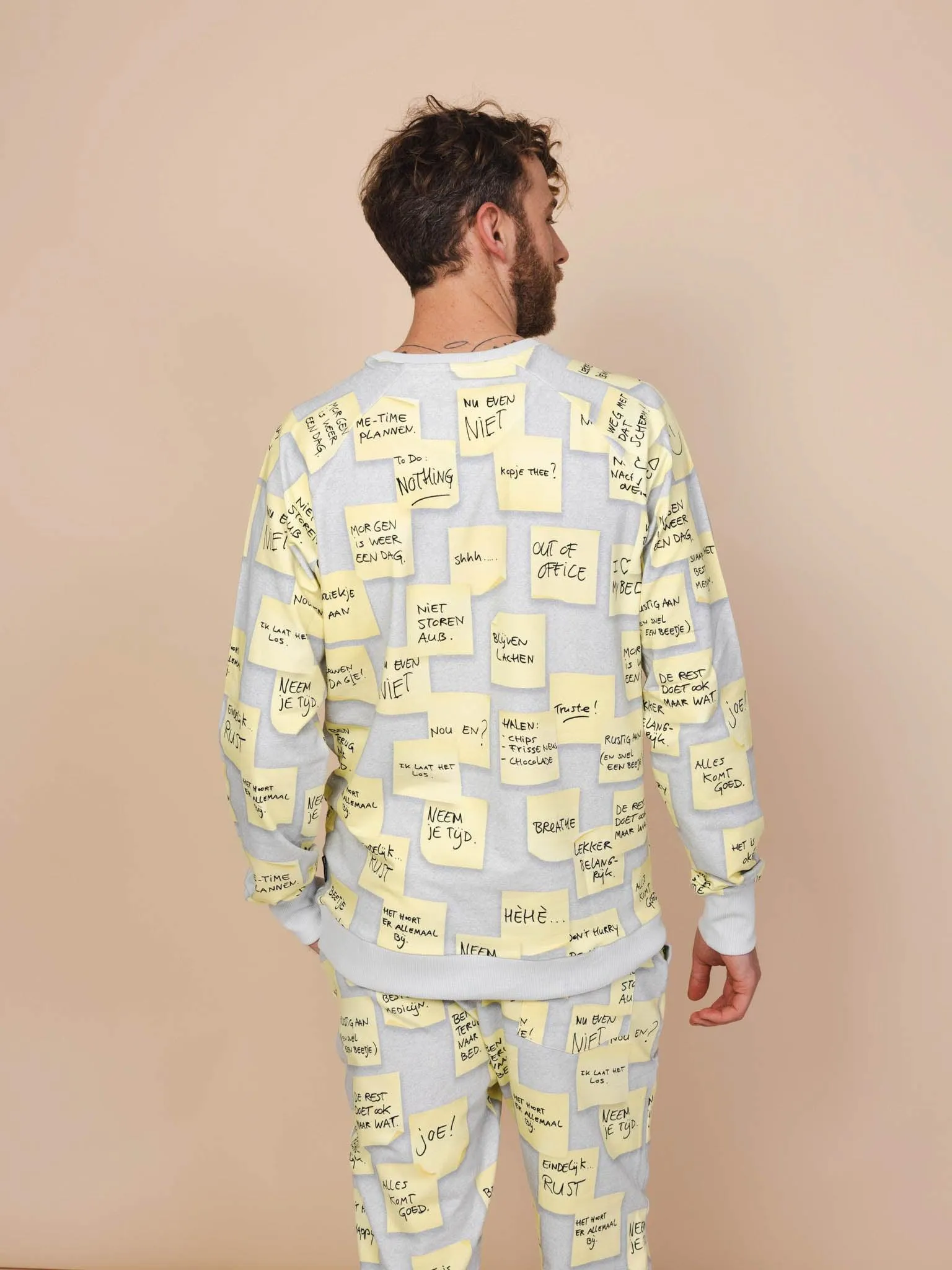 Note to Self Sweater en Broek set Heren