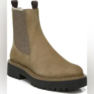 NWT Sam Edelman Laguna Waterproof Lug Sole Chelsea Boot - Size 10.5 - Tan