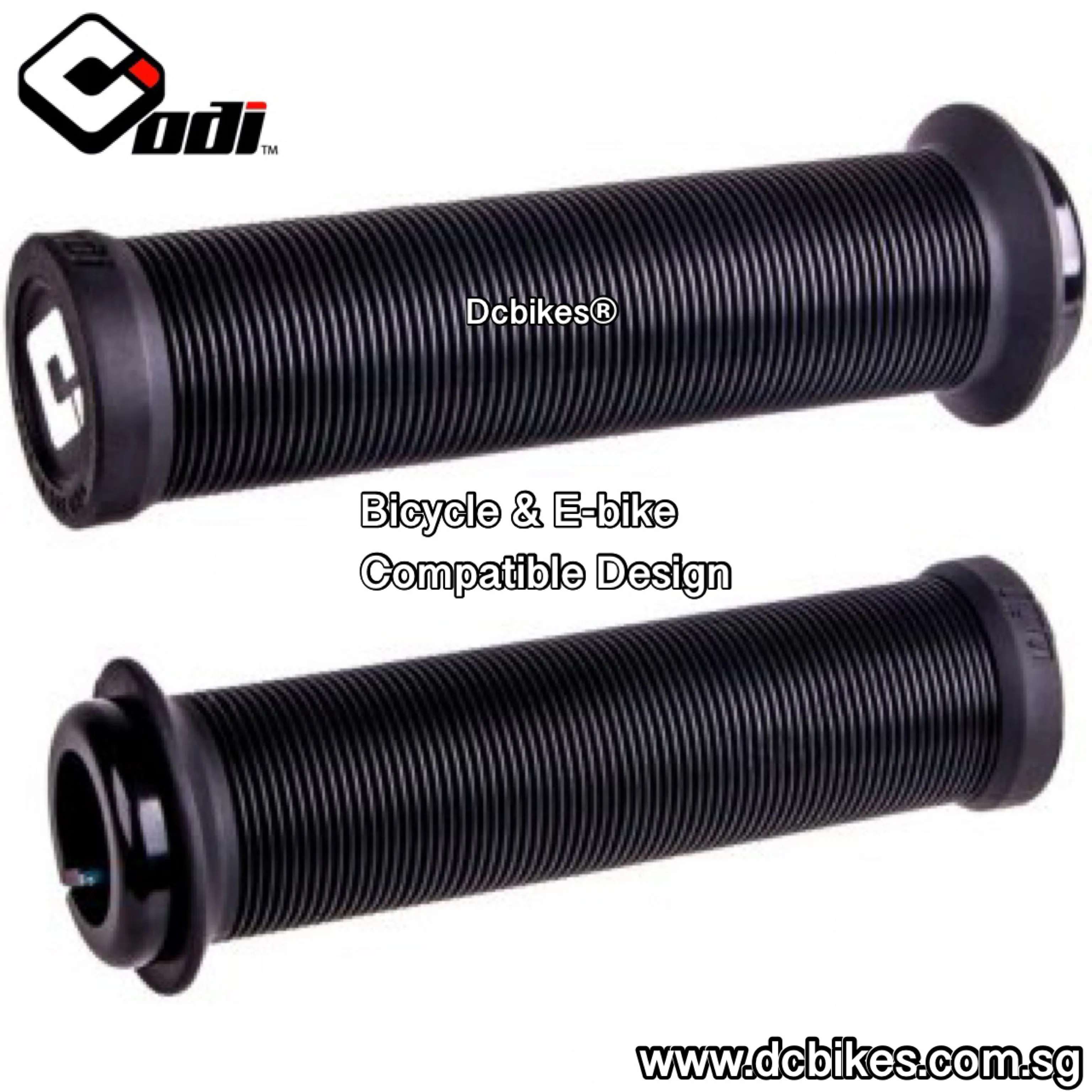 ODI Longneck 2.1 Black Bonus Pack Single Lock On Grips 130mm