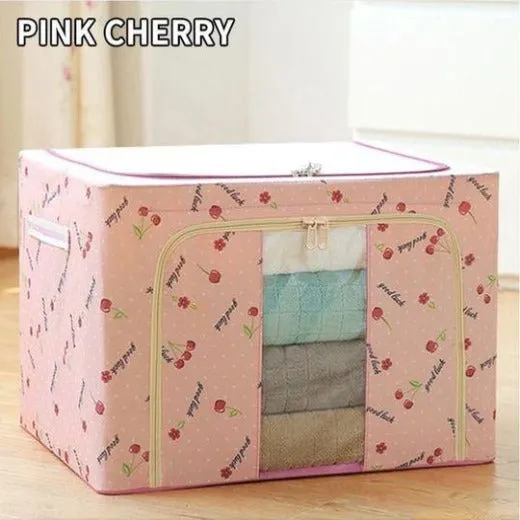OXFORD CLOTH STEEL FRAME STORAGE BOX