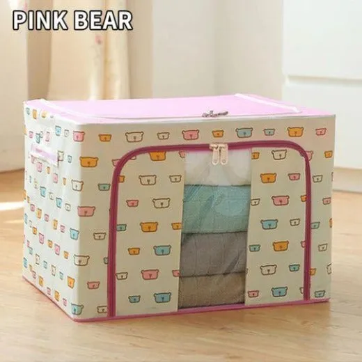 OXFORD CLOTH STEEL FRAME STORAGE BOX